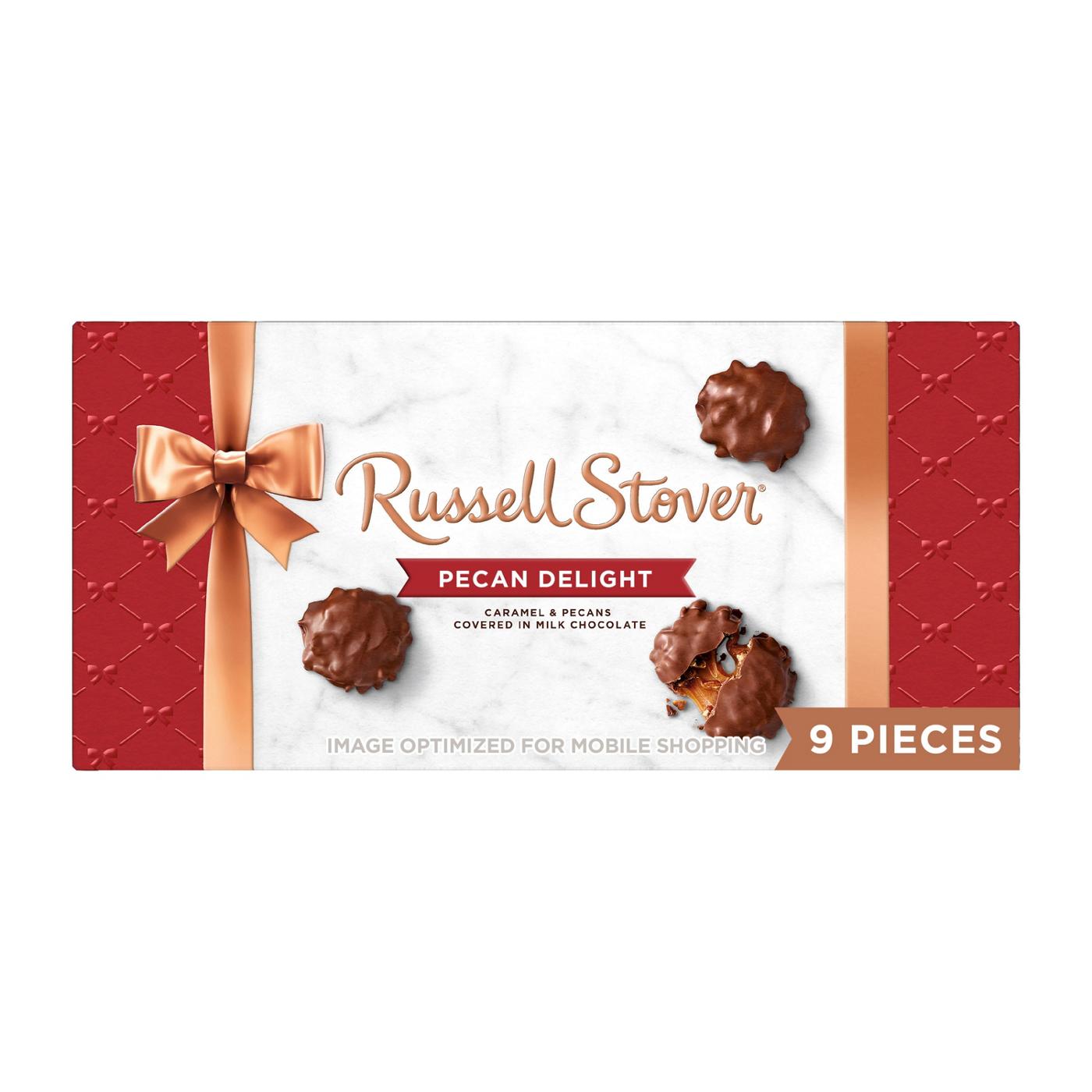 Russell Stover Pecan Delights Copper Foil Gift Box; image 1 of 9