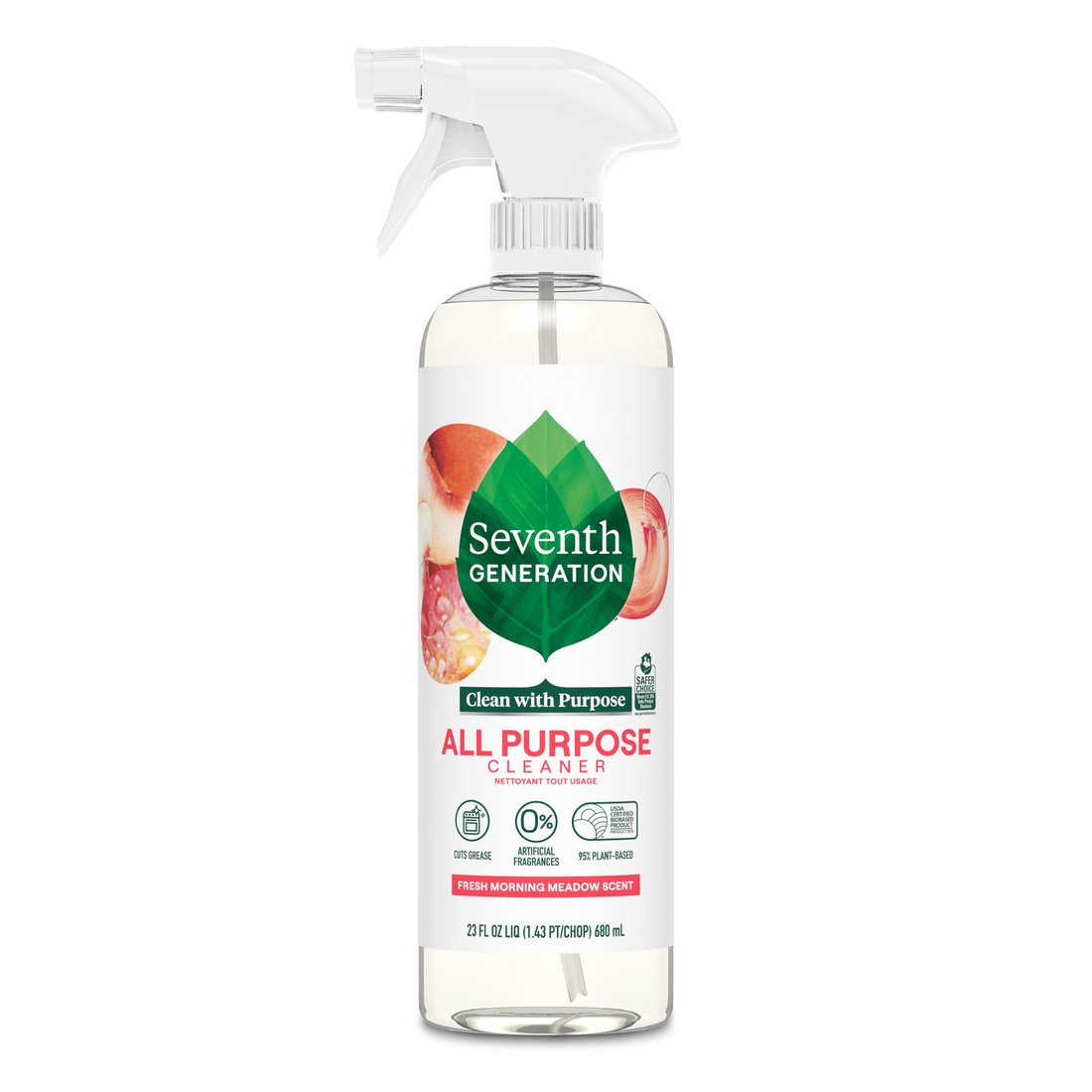 Seventh Generation Fresh Morning Meadow All Purpose Cleaner, 23 oz