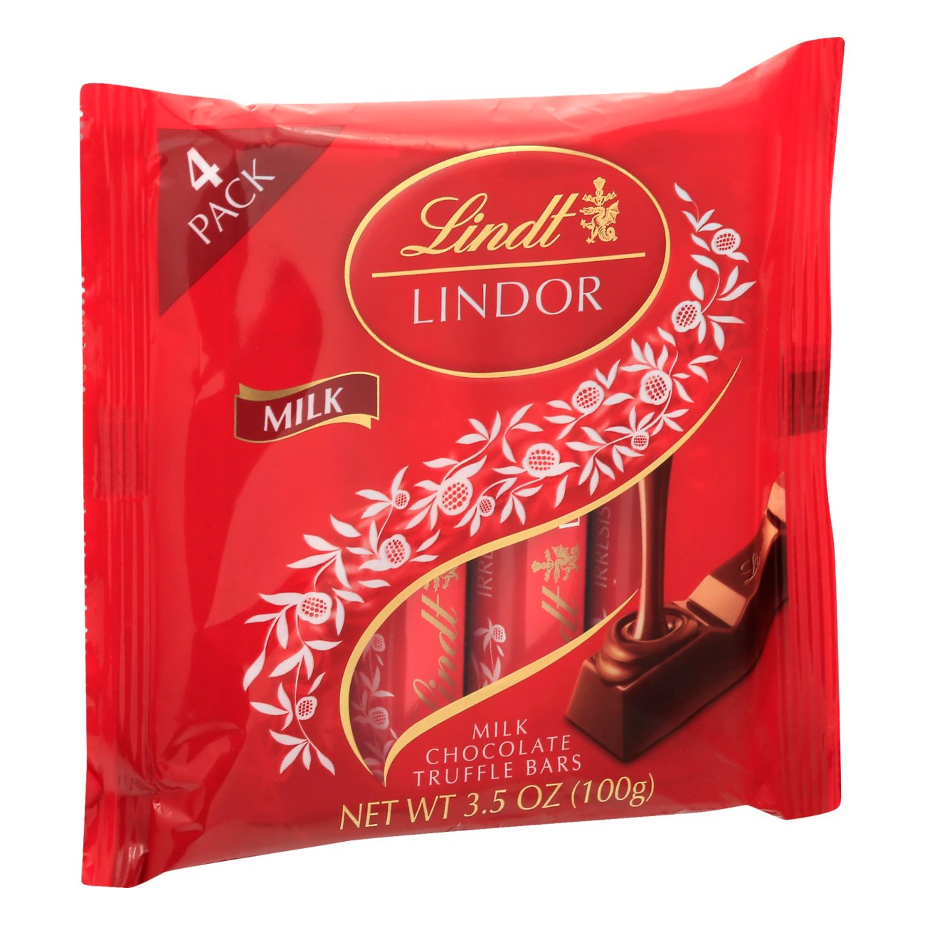 Lindt Lindor Milk Chocolate Truffle Bars, 4 ct. Shop Candy at HEB