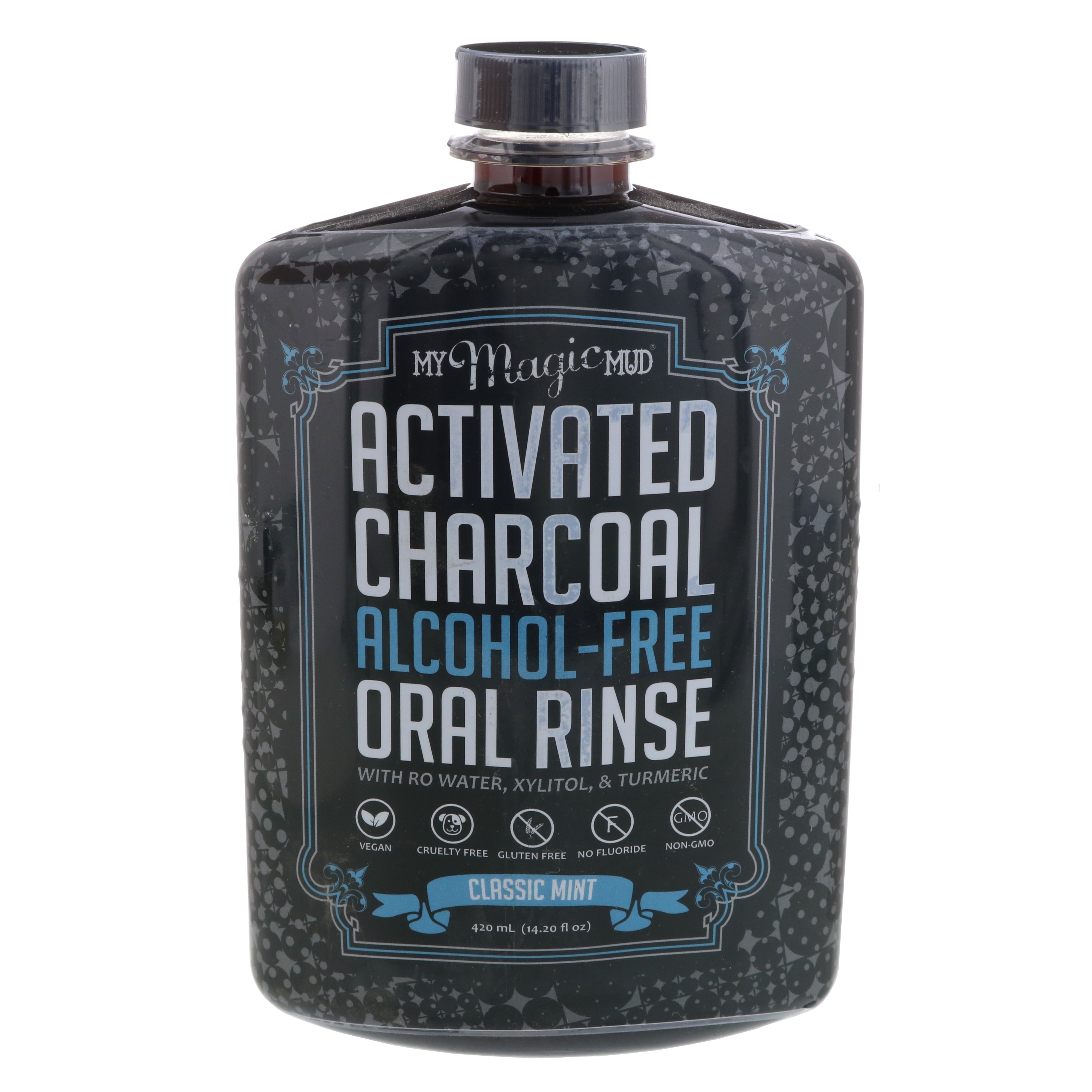 My Magic Mud Activated charcoal AlcoholFree Oral Rinse Classic Mint