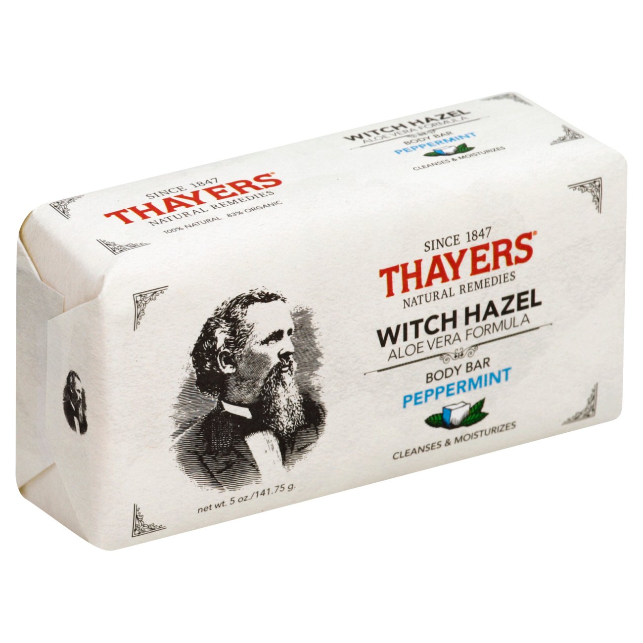 Thayers Body Bar Witch Hazel Peppermint Shop Cleansers & Soaps at HEB