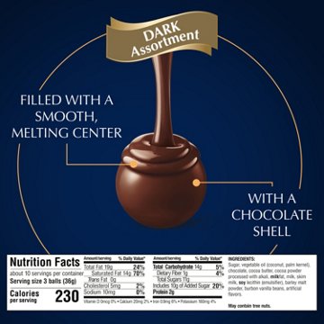 Lindt Lindor Assorted Dark Chocolate Truffles