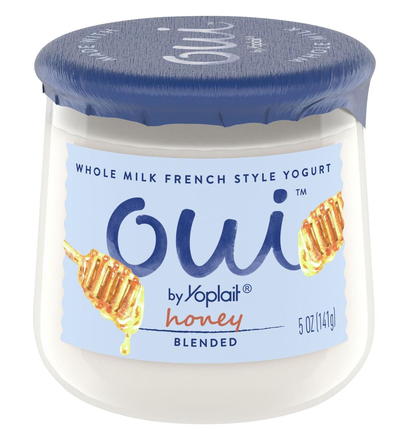 Yoplait Oui Honey French Style Yogurt; image 1 of 5