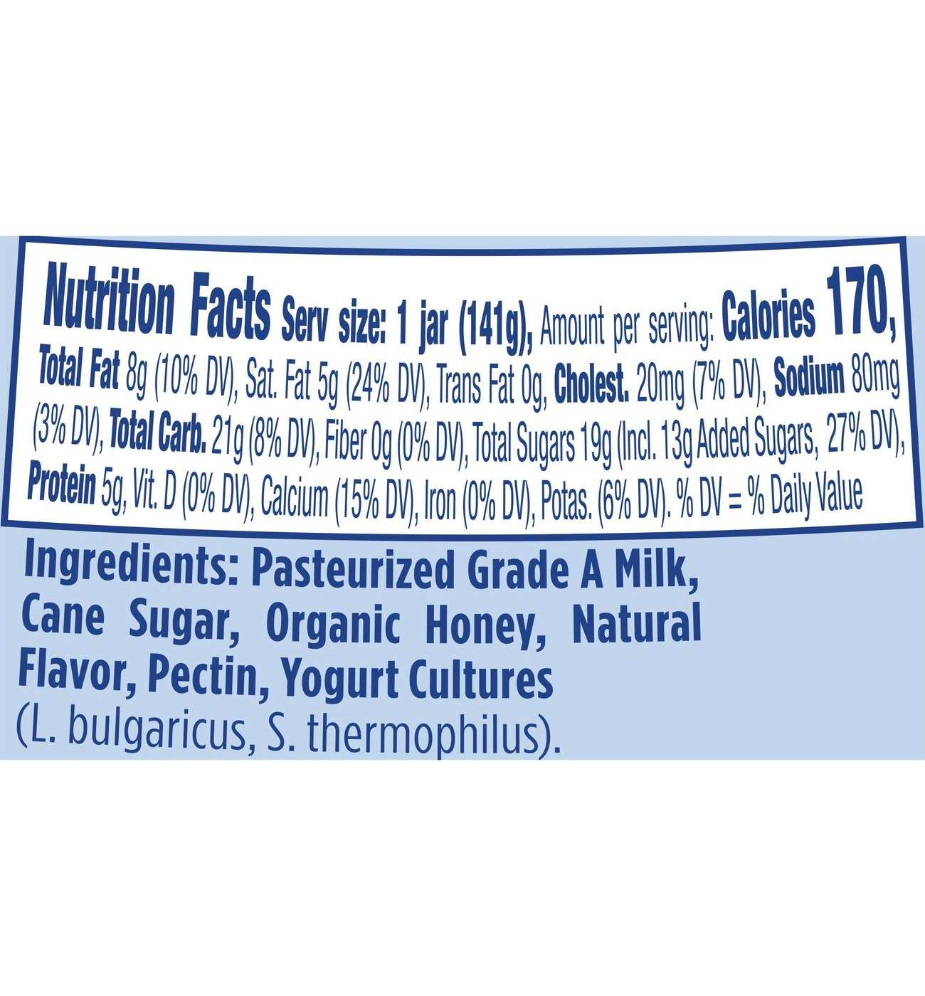 Yoplait Oui Honey French Style Yogurt; image 5 of 5