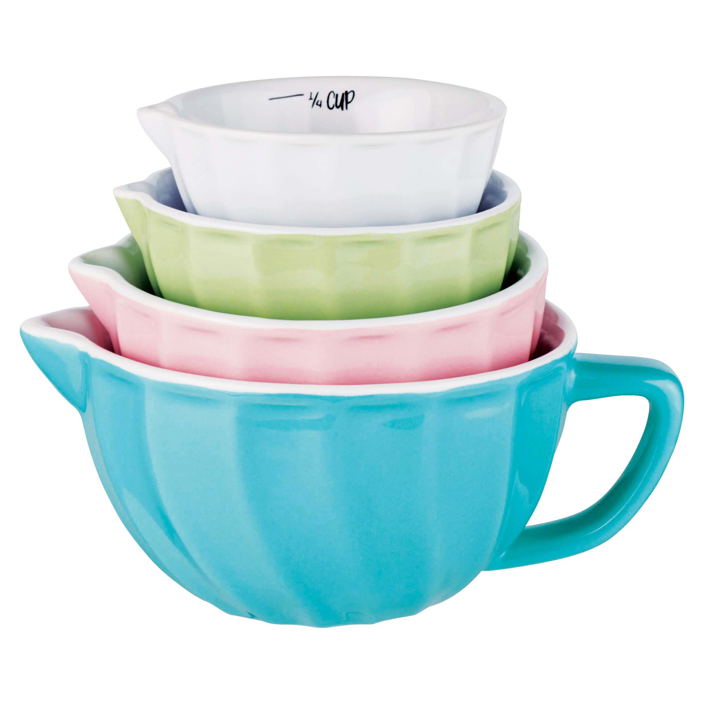 Kitchen & Table Ceramic Measuring Cup Set Shop Bakeware at HEB