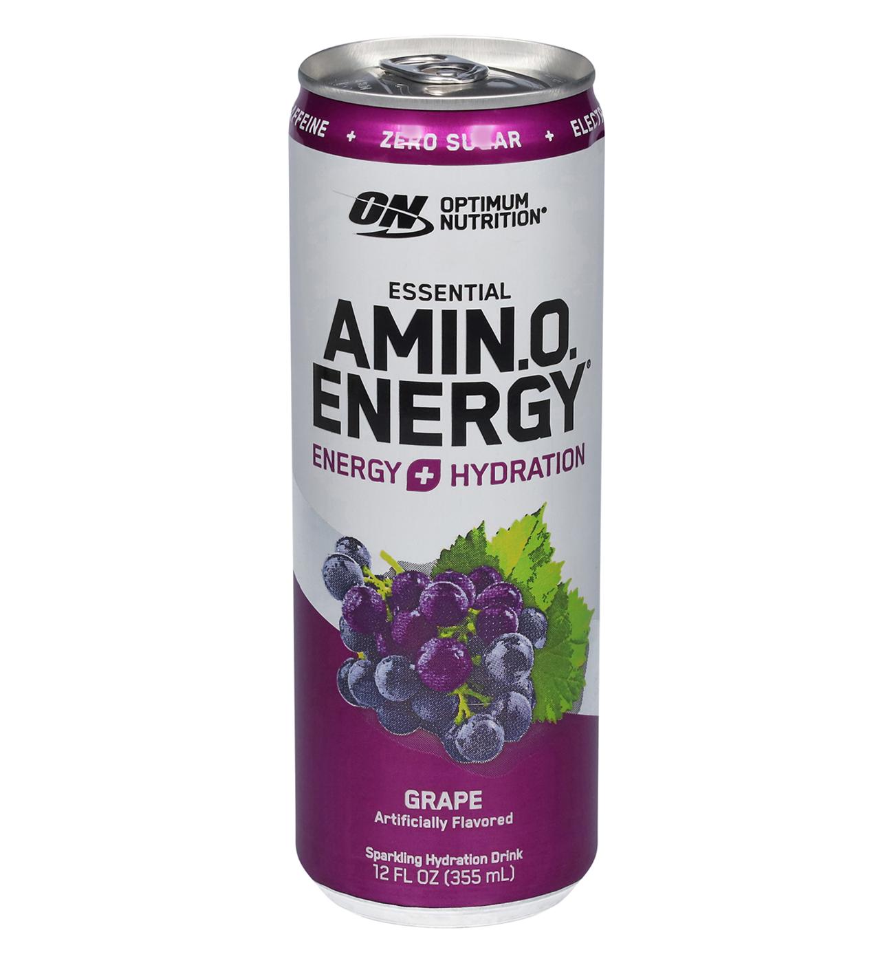Optimum Nutrition Essential Amin.O Energy + Electrolytes Hydration Drink - Grape; image 1 of 2