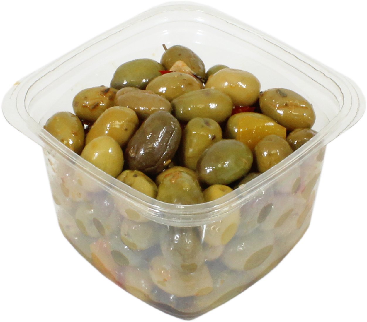 Barnier Olives Pitted Tunisian Olive Mix with Harissa & Lemon, by