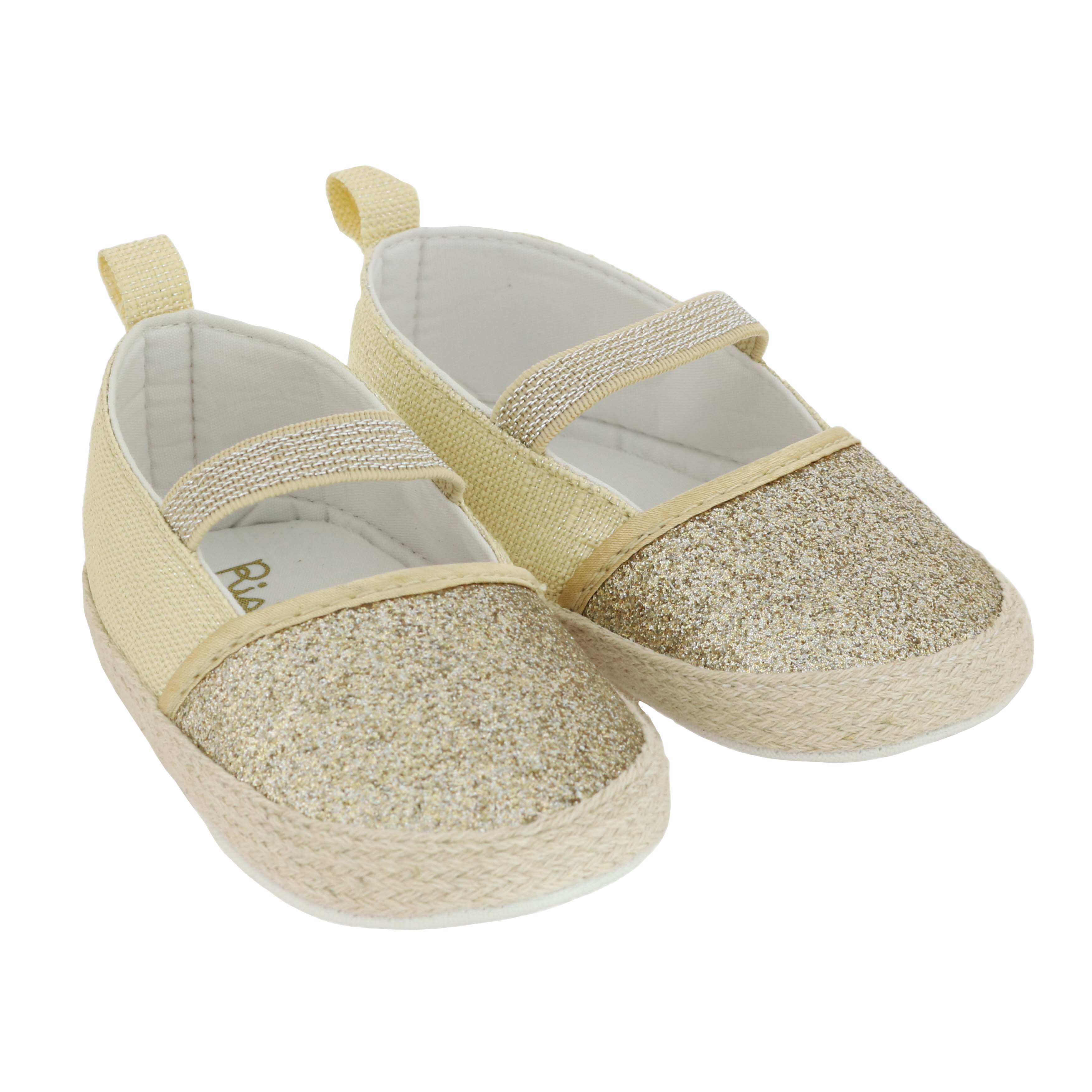 Baby Shoes Gold Sparkles Size 2 Shop Shoes at HEB