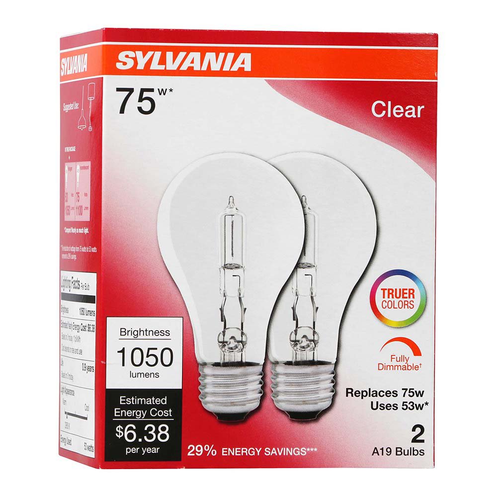 Sylvania GTE 52W Halogen Incandescent Capsylite Bulbs Made in USA Lot of 4
