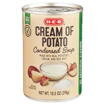 H-E-B Cream of Potato Condensed Soup, 10.5 oz