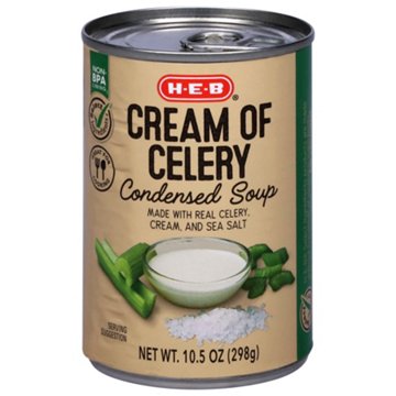 H-E-B Cream of Celery Condensed Soup, 10.5 oz