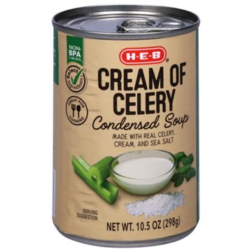 H-E-B Cream of Celery Condensed Soup, 10.5 oz