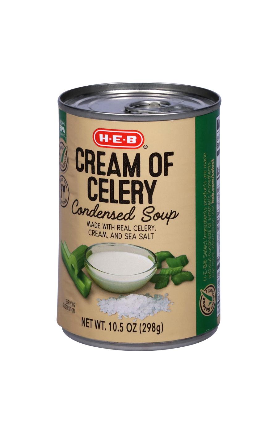 H-E-B Cream of Celery Condensed Soup; image 3 of 9