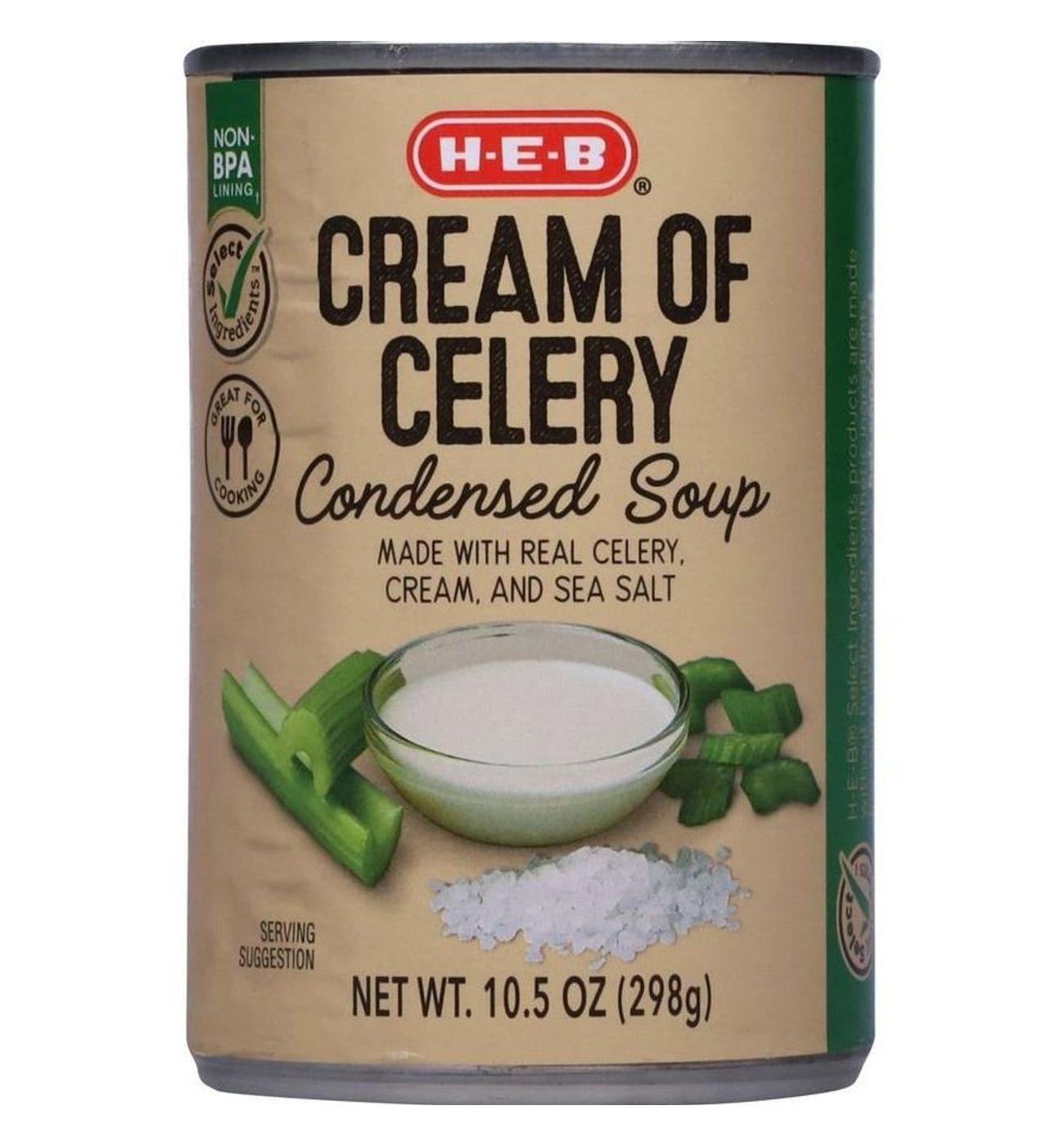 H-E-B Cream of Celery Condensed Soup; image 7 of 9