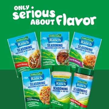Hidden Valley Original Ranch Seasoning, Dressing and Dip Mix, Shaker Canister, 8 oz