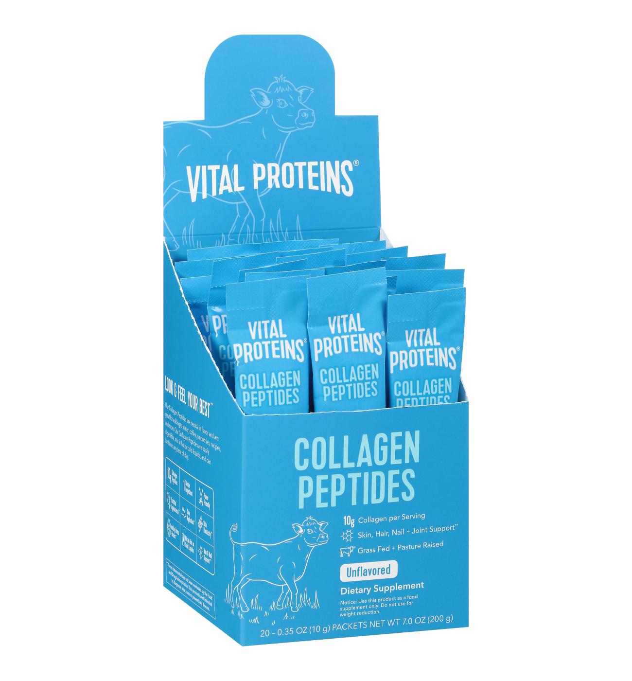 Vital Proteins Collagen Peptides Stick Pack Box - Shop Diet & fitness ...