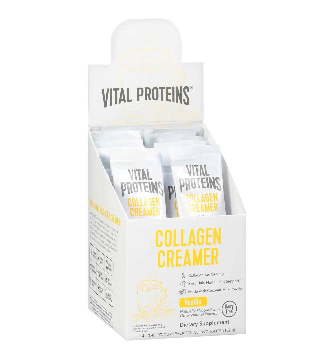 Vital Proteins Vanilla, Single Serve Collagen Creamer Box; image 2 of 2