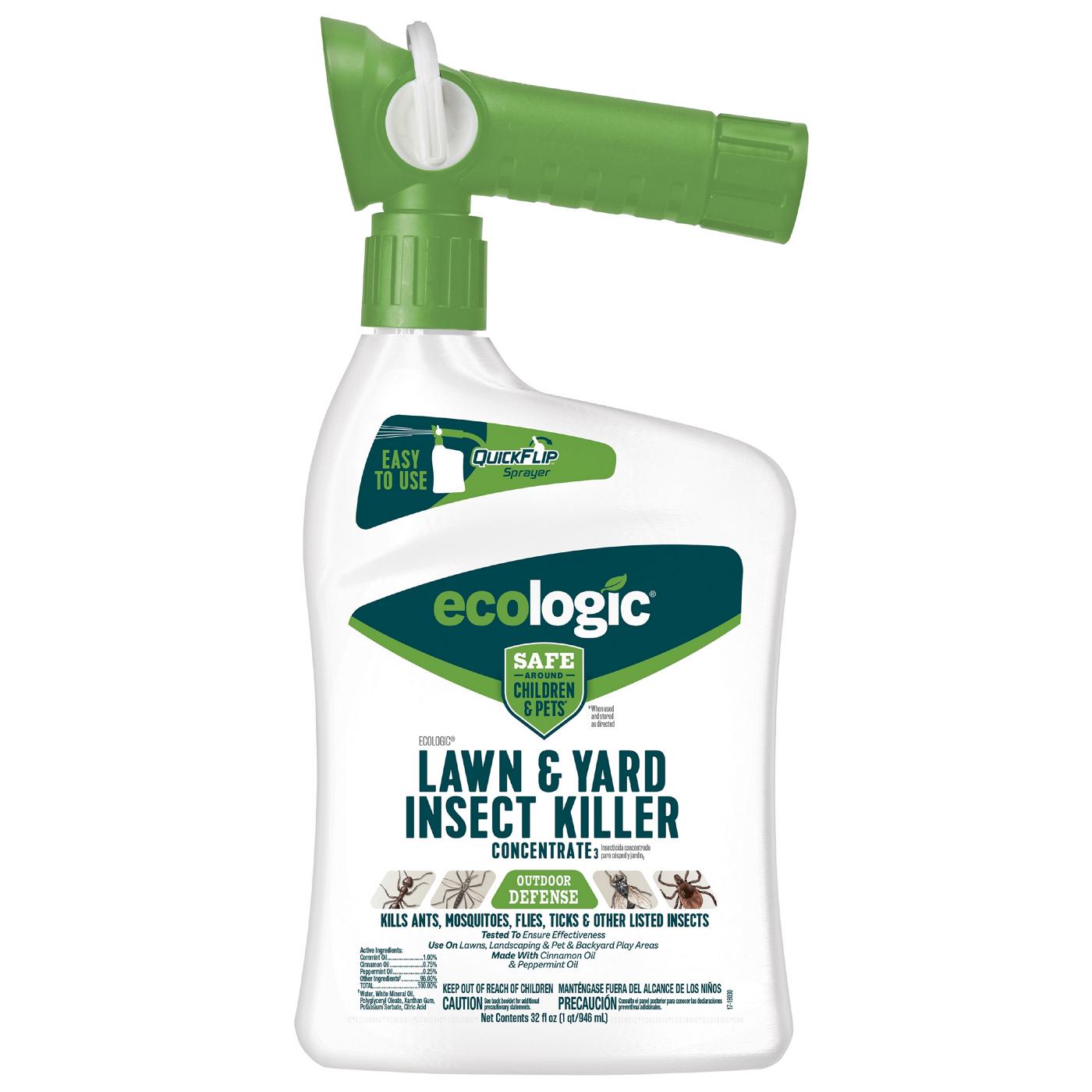 EcoLogic Lawn & Yard Ready-To-Spray Insect Killer Concentrate3; image 1 of 2