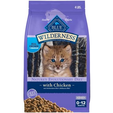 Blue Buffalo Wilderness Kitten Dry Cat Food - GF Chicken
