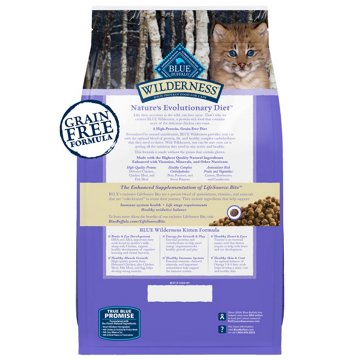 Blue Buffalo Wilderness Kitten Dry Cat Food - GF Chicken
