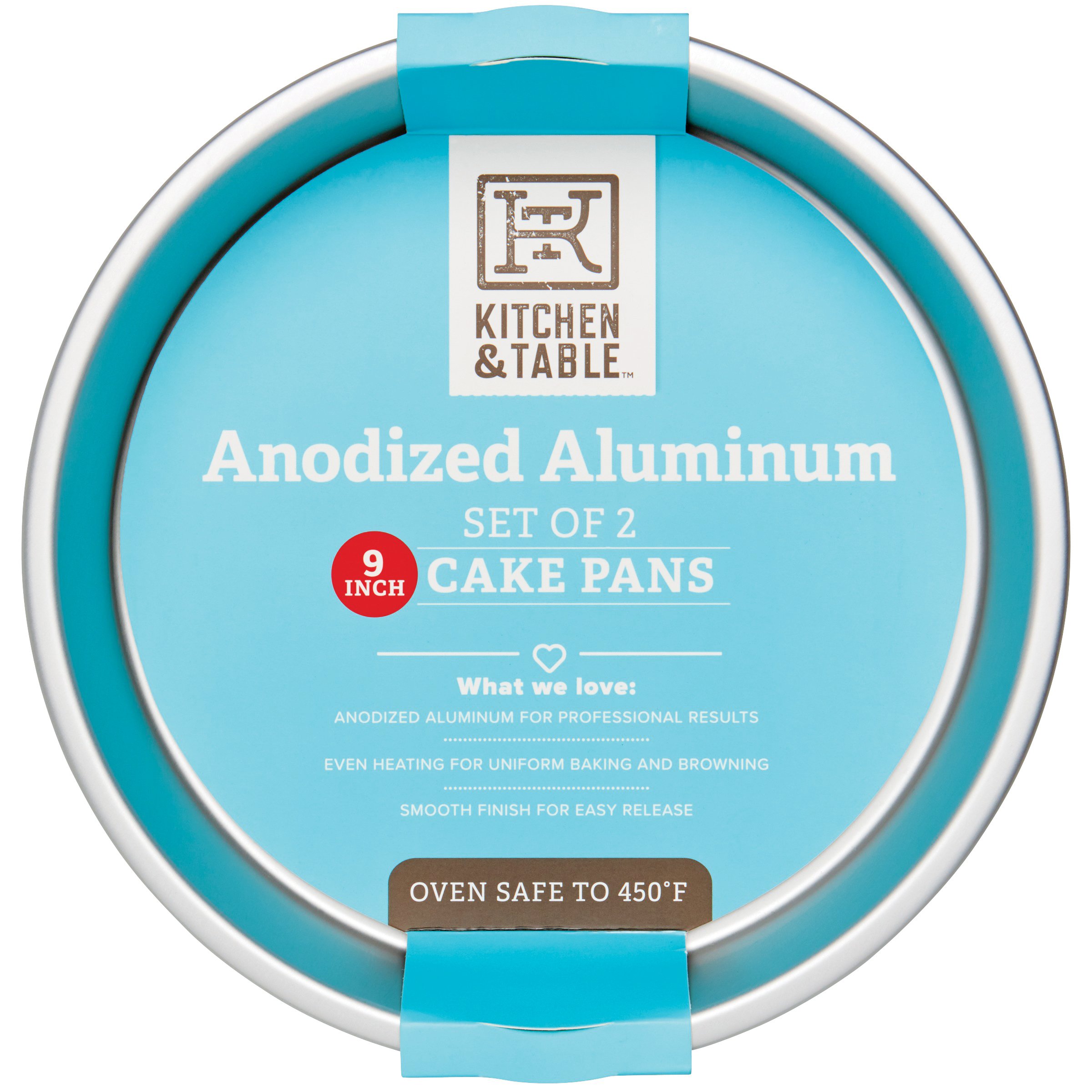 Kitchen & Table by HEB Anodized Aluminum Round Cake Pan Set Shop