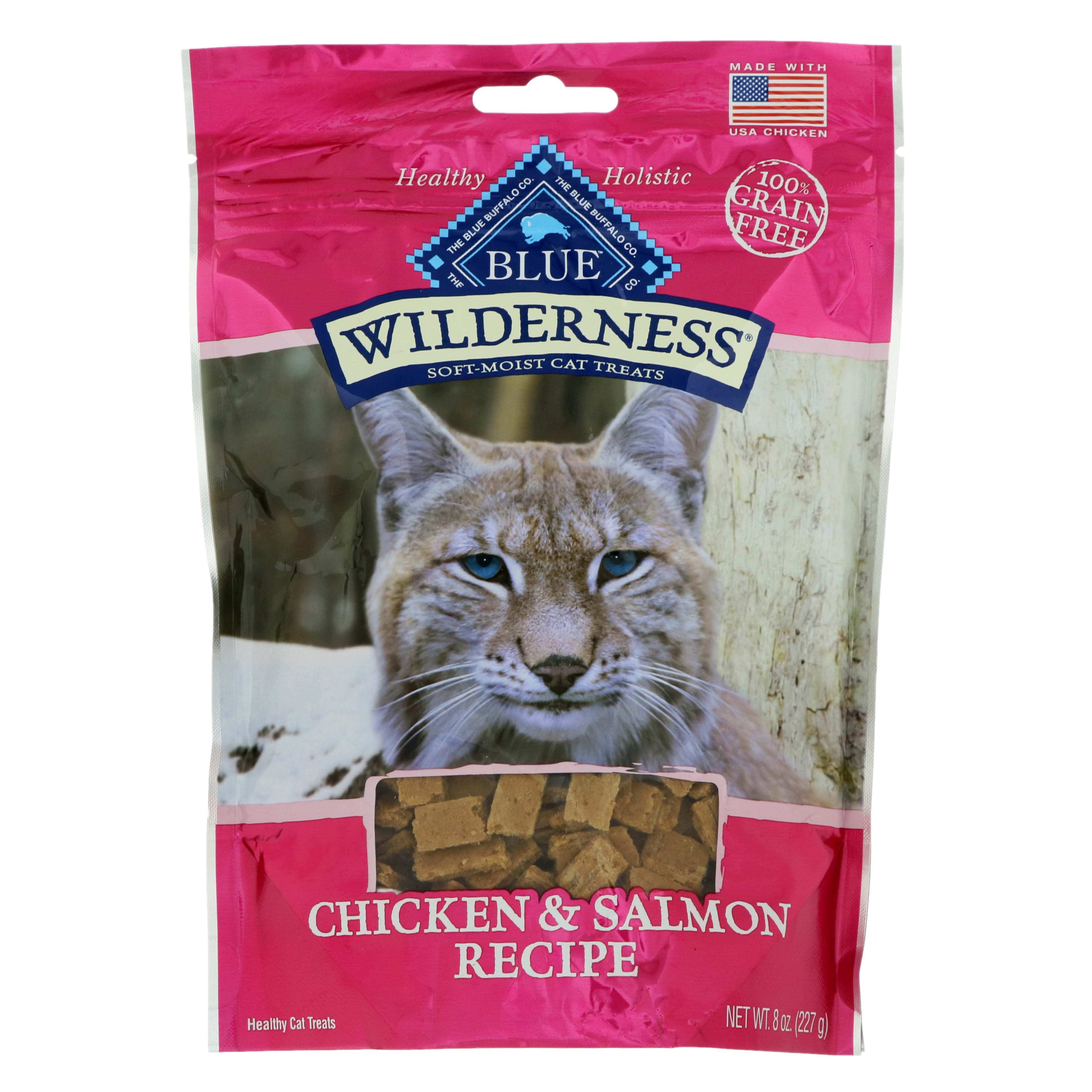 Blue Buffalo Wilderness Chicken & Salmon Recipe SoftMoist Cat Treats