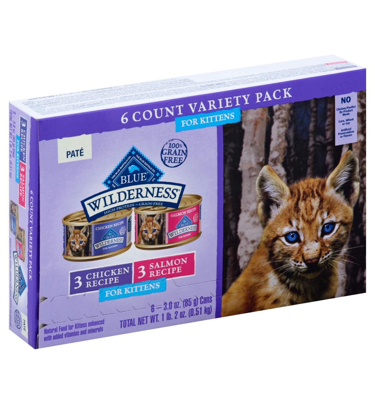 Blue Buffalo Wilderness Wet Kitten Food Variety Pack Shop Food