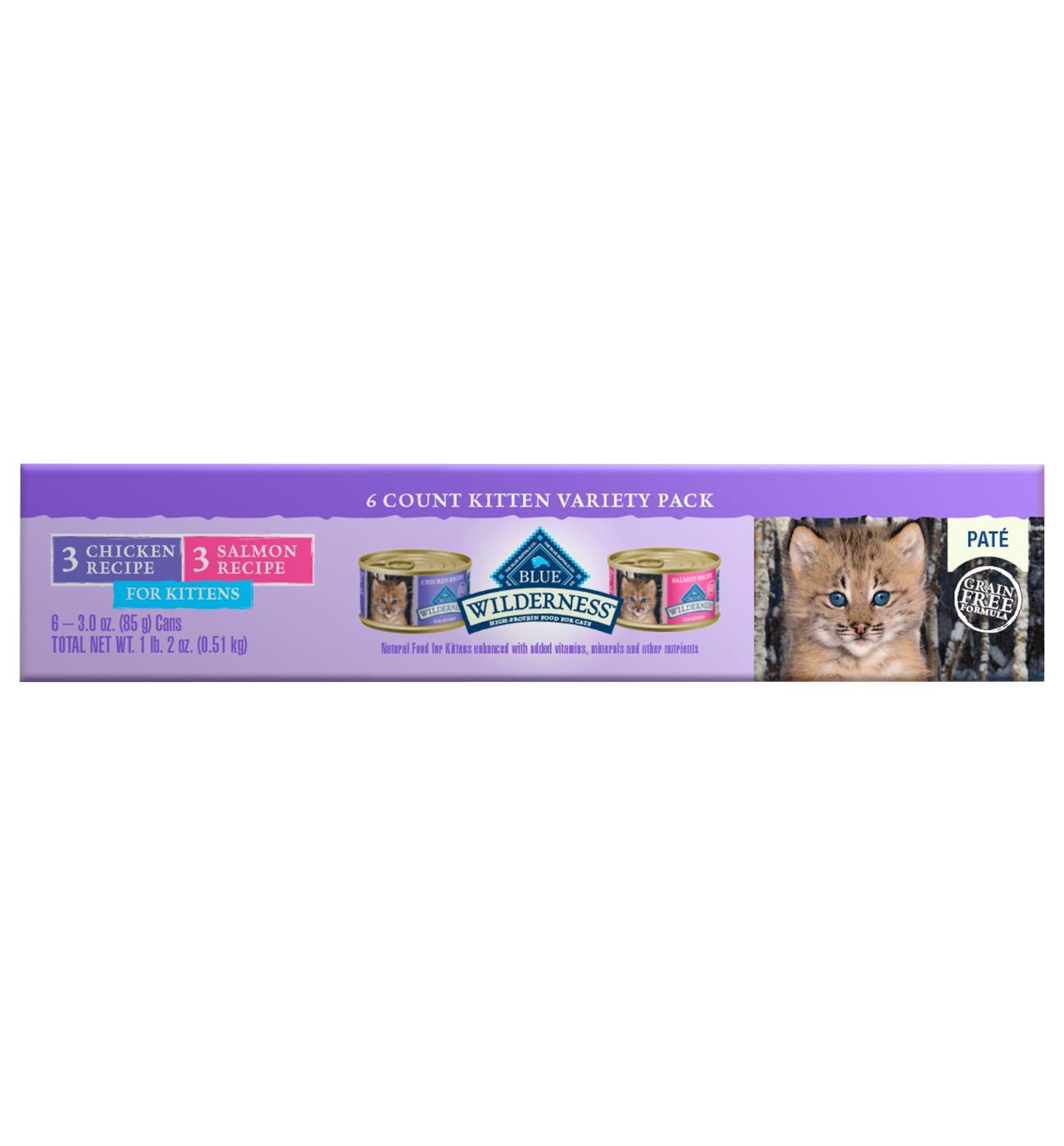 Blue Buffalo Wilderness Wet Kitten Food Variety Pack; image 2 of 2