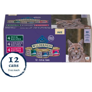 Blue Buffalo Wilderness Wet Cat Food Variety Pack