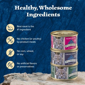Blue Buffalo Wilderness Wet Cat Food Variety Pack