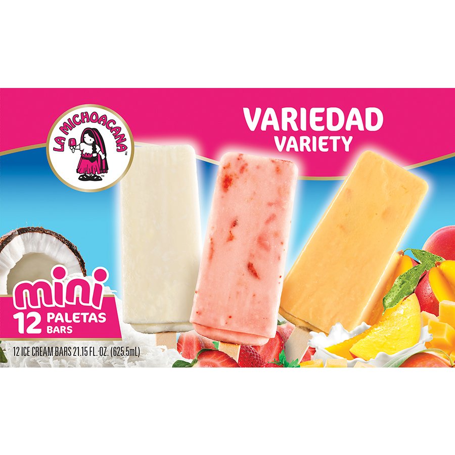 La Michoacana Mini Paletitas Ice Cream Bars Variety Pack Shop Bars Pops At H E B