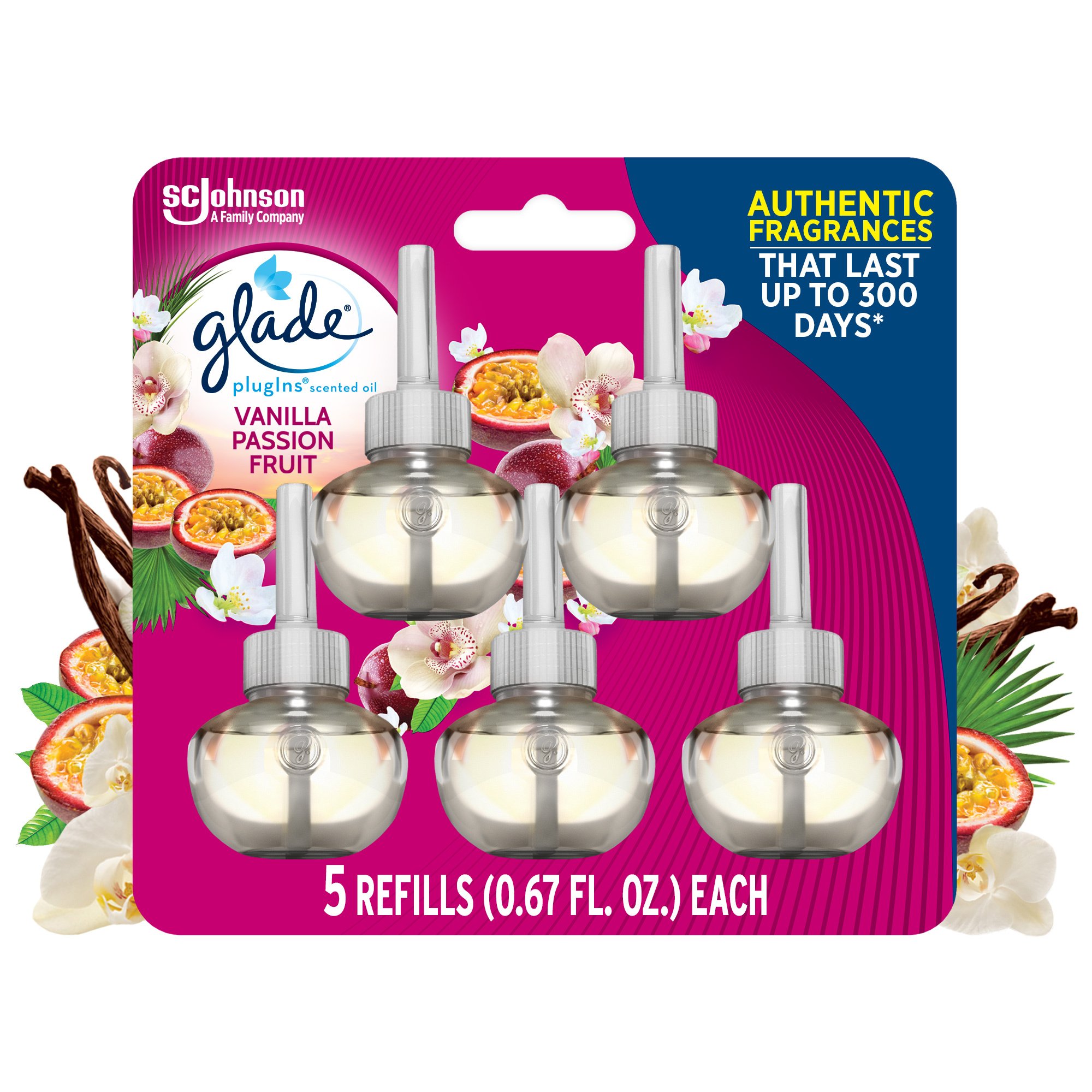 Glade PlugIns Scented Oil Air Freshener Refills Vanilla Passion Fruit Shop Scented oils