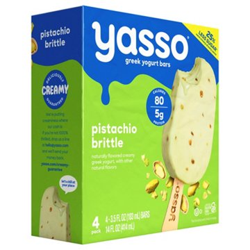 Yasso Pistachio Brittle Frozen Greek Yogurt Bars
