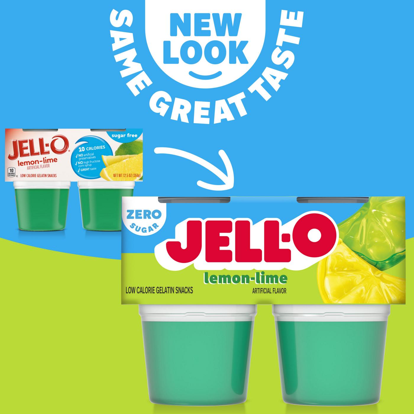 JellO Sugar Free Ready to Eat Lemon Lime Gelatin Shop Pudding