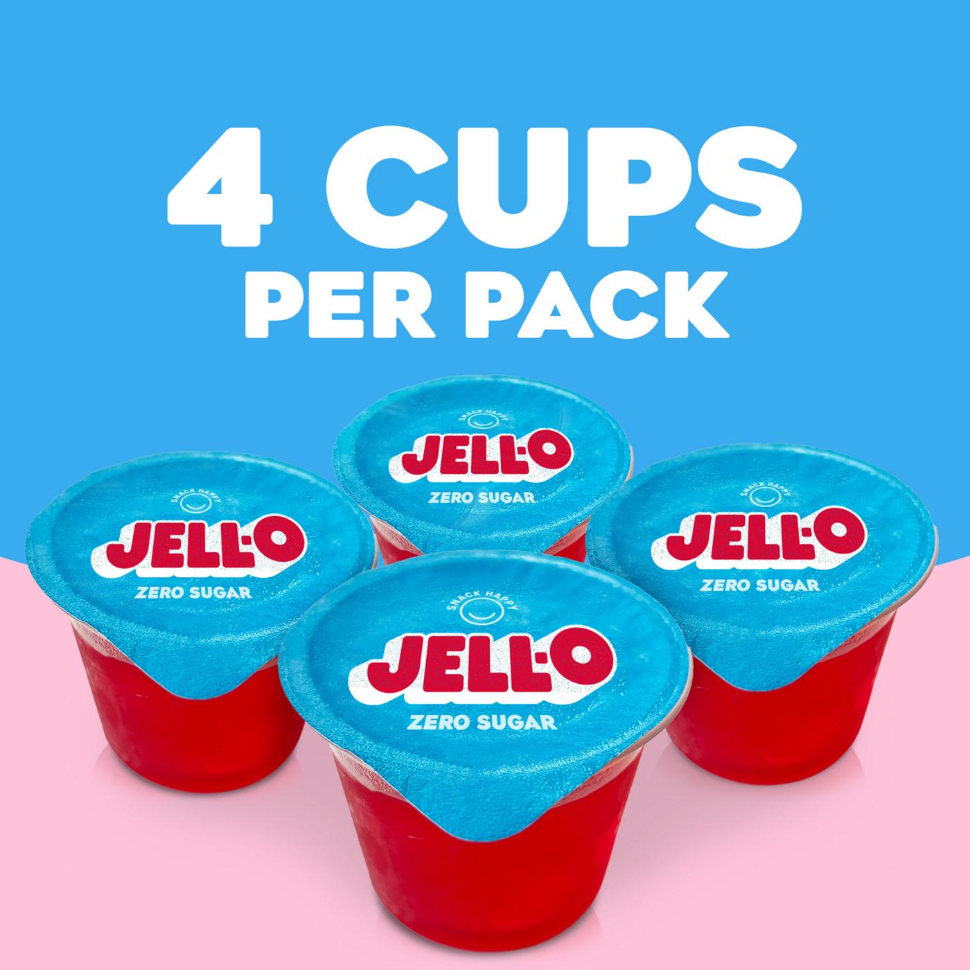 Jell-O Zero Sugar Strawberry Gelatin Snacks; image 4 of 11
