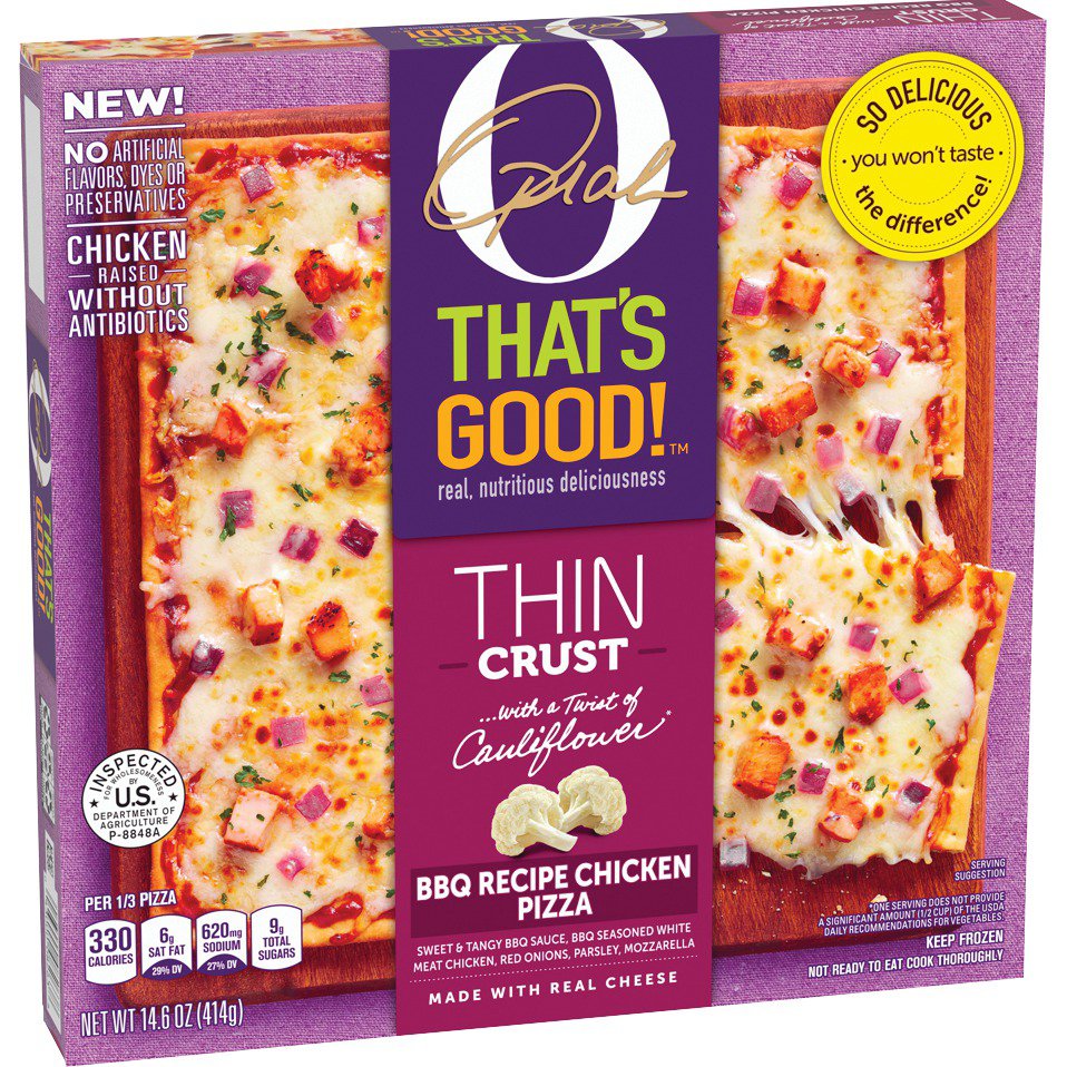 Oprah O That's Good Thin Crust BBQ Chicken Pizza Shop Pizza at HEB