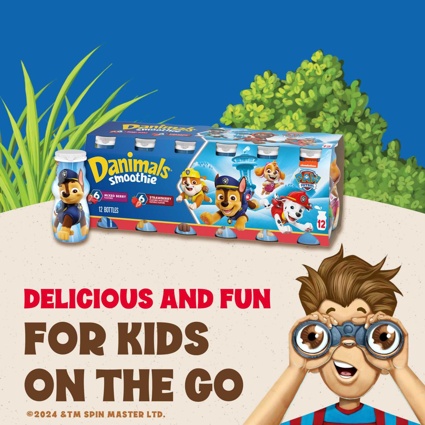 Danimals Smoothie Strawberry Explosion And Mixed Berry Dairy Drink Multi-Pack; image 8 of 8