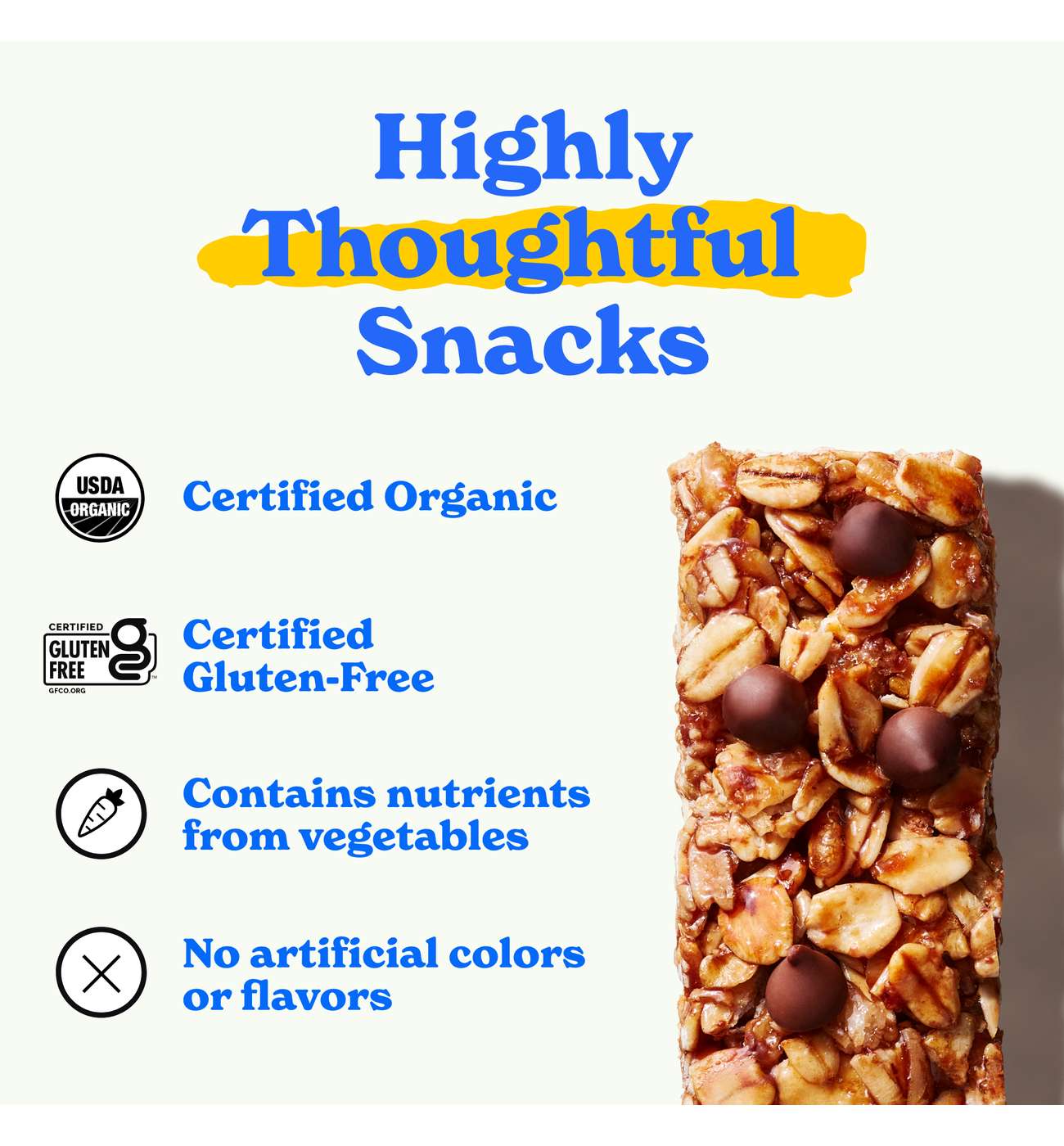 MadeGood Organic Chewy Granola Bars - Chocolate Chip; image 7 of 9