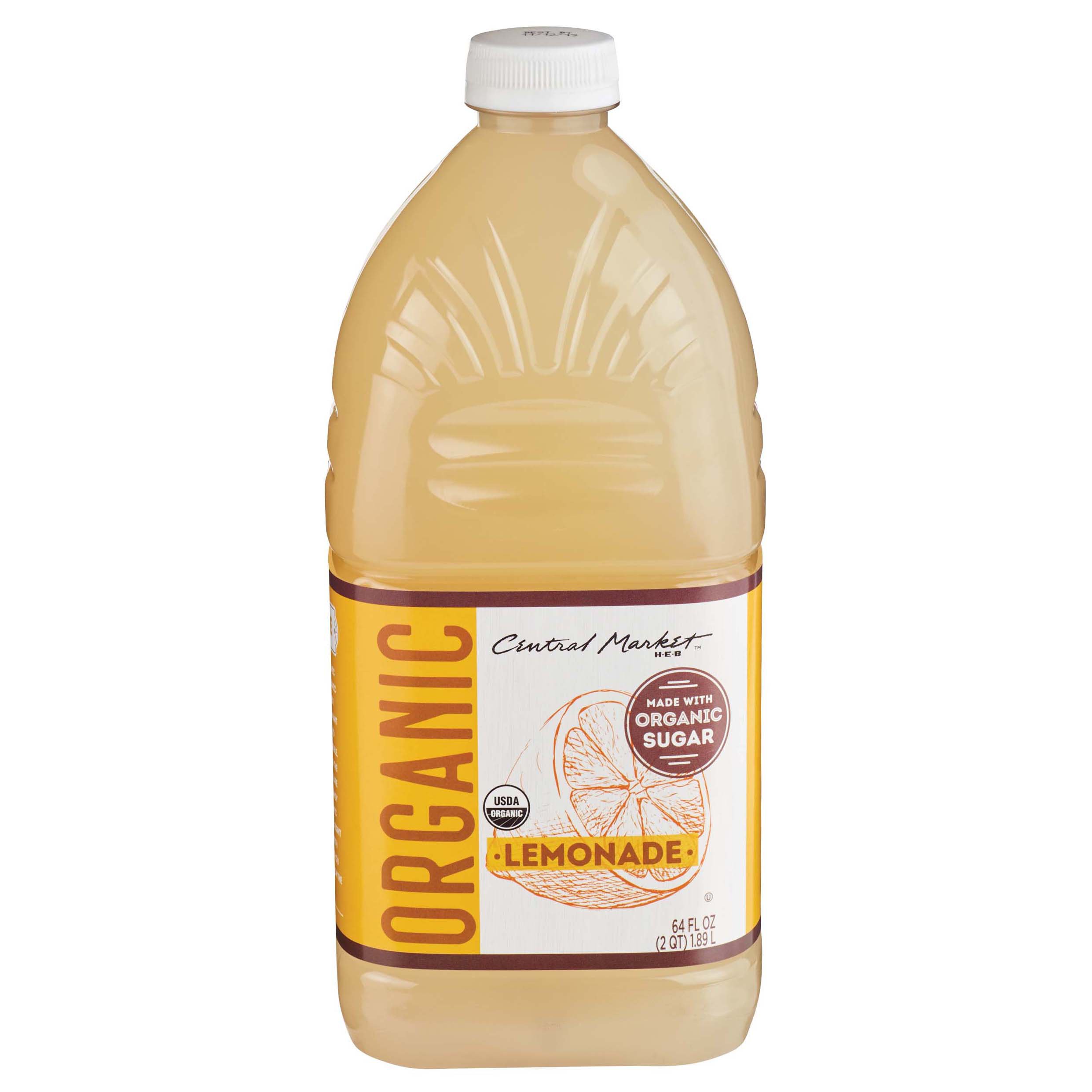 Central Market Organic Lemonade, 64 oz