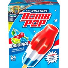 Bomb Pop Original Ice Pops - Value Pack, 24 ct | Low Prices