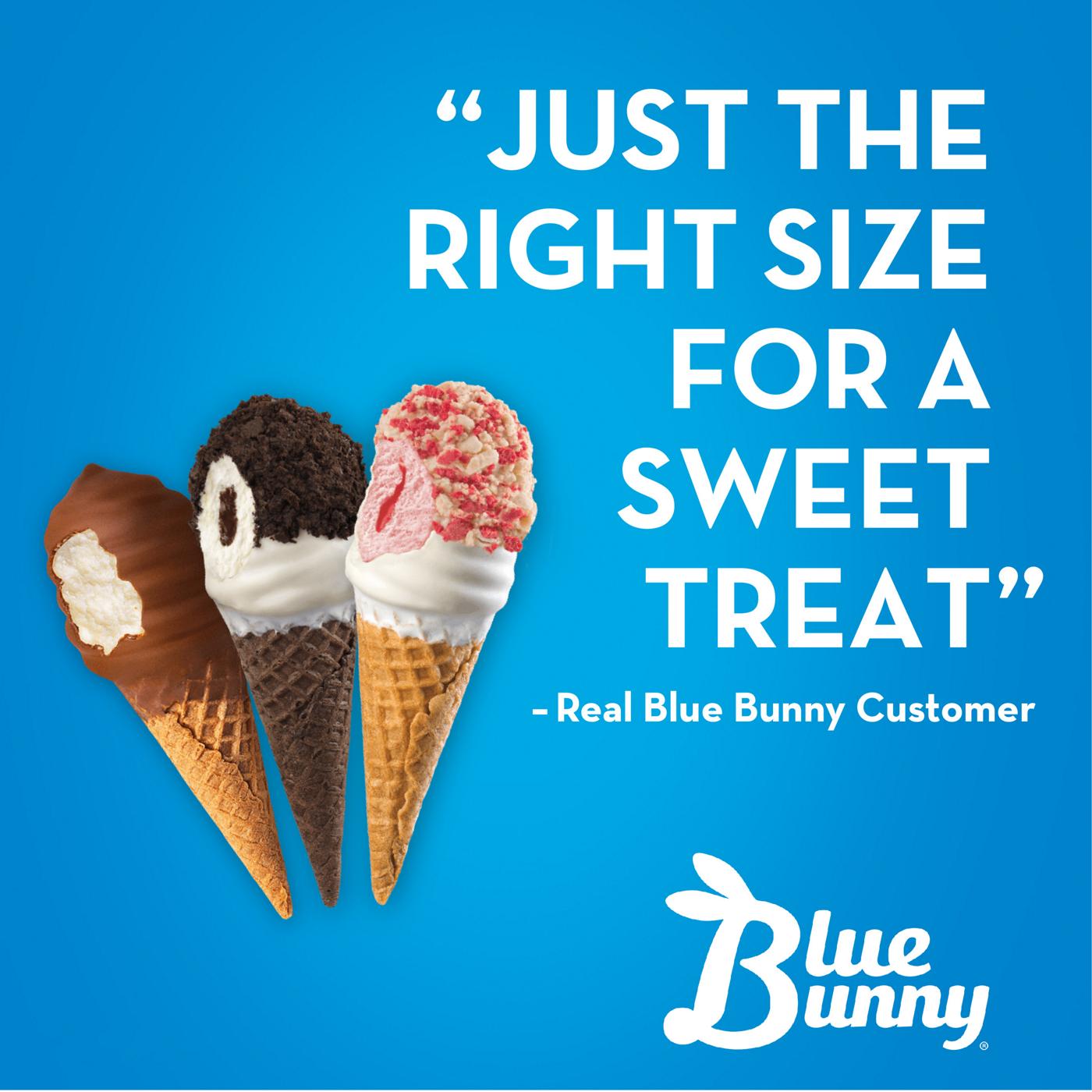 Blue Bunny Mini Swirls Strawberry Shortcake Ice Cream Cones; image 2 of 5