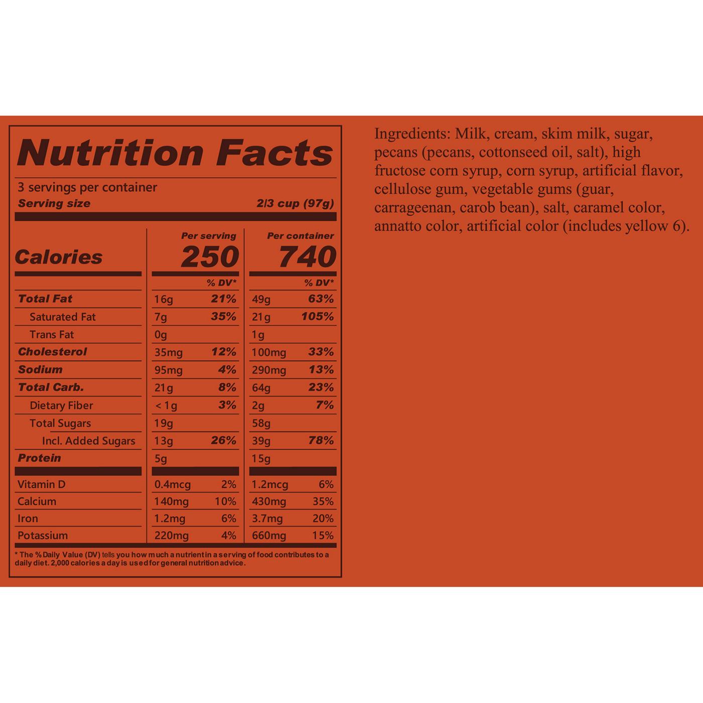 Blue Bell Buttered Pecan Ice Cream Shop Ice cream at HEB