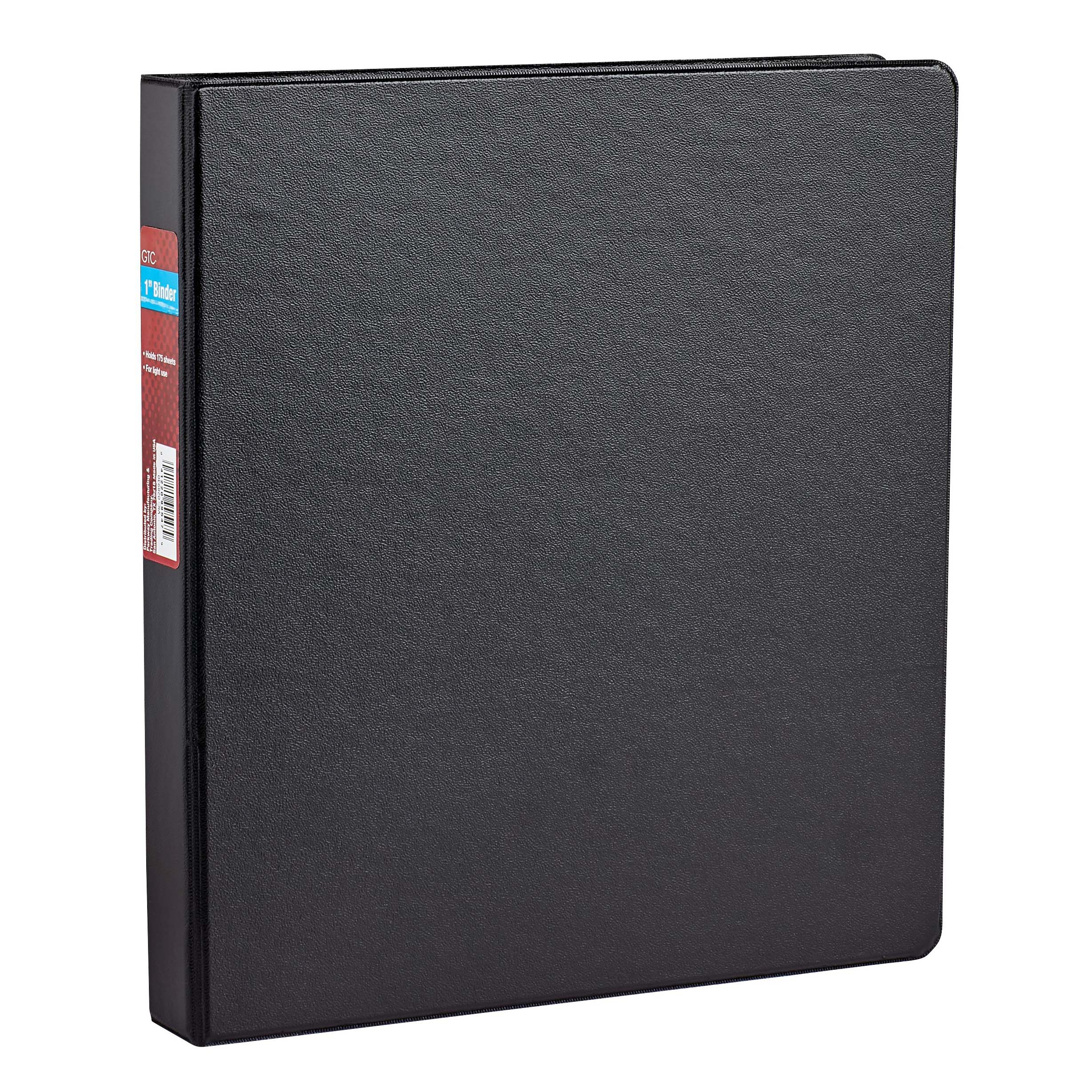 GTC Economy RoundRing Storage Binder - Black - Shop Binders At H-E-B