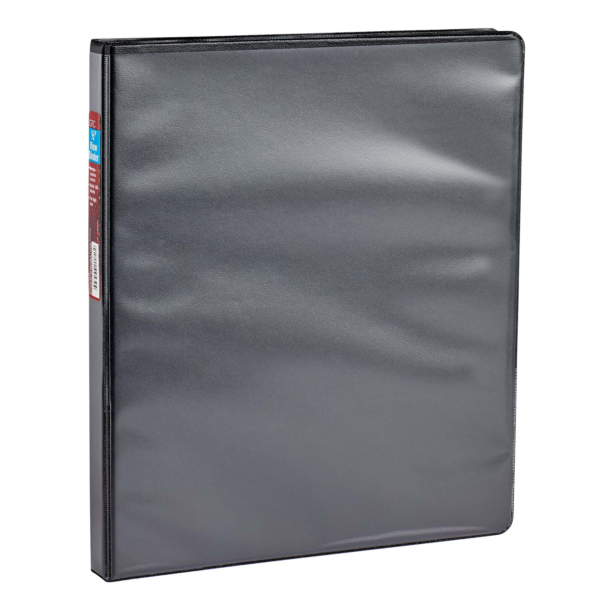 GTC Economy Round Ring View Binder - Black - Shop Binders at H-E-B