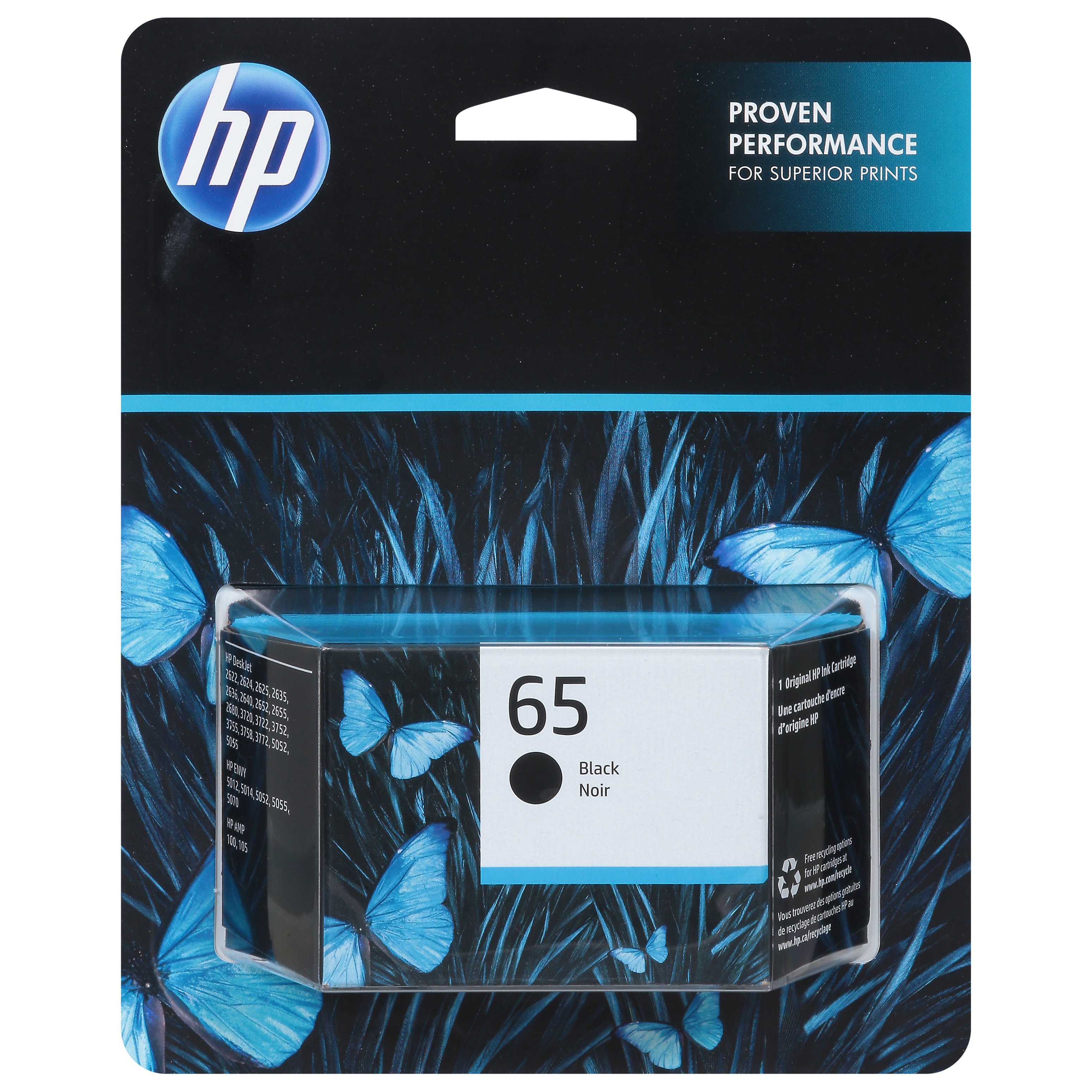 HP 65 Original Ink Cartridge - Black - Shop Printer ink at H-E-B