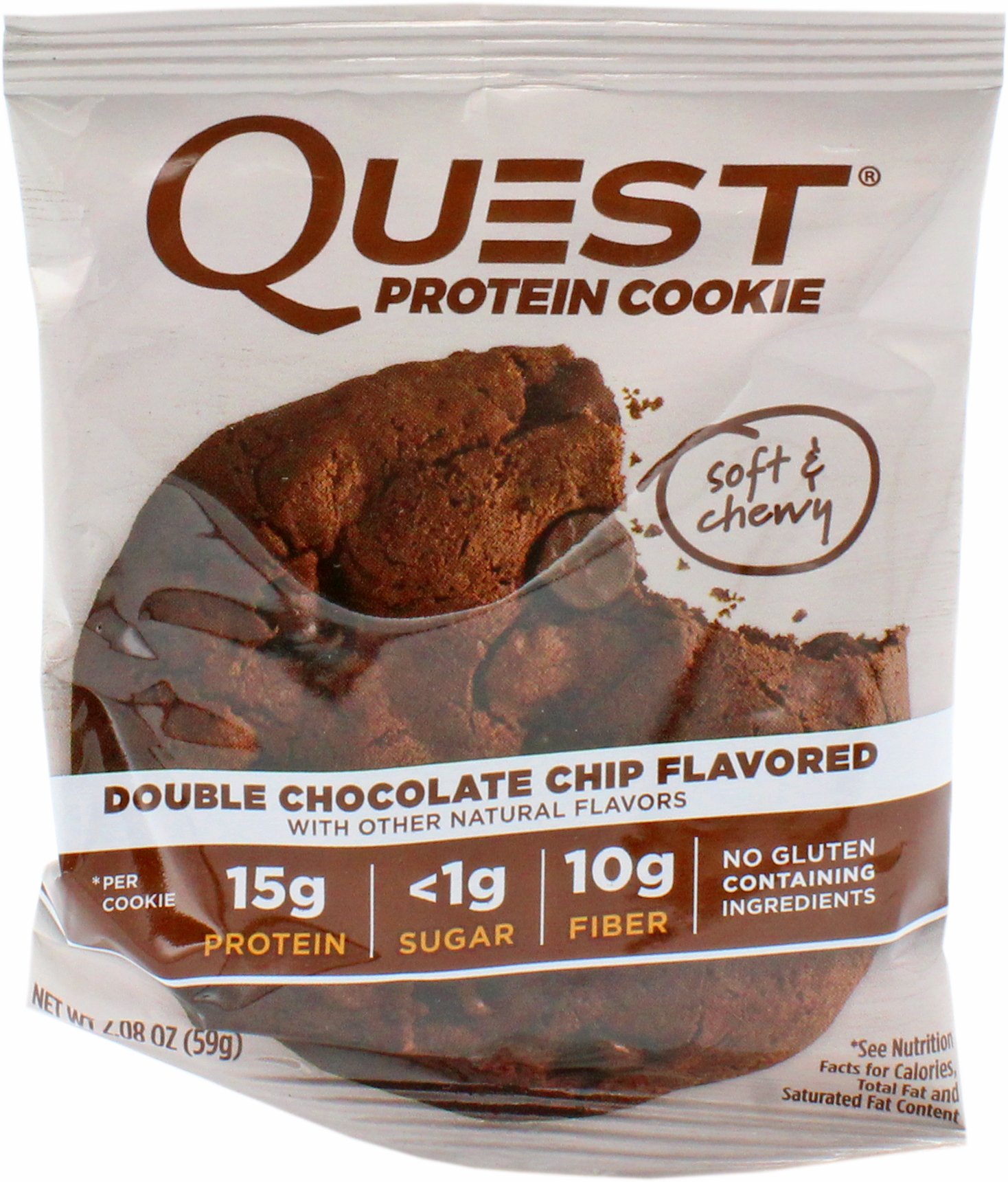 Quest 15g Protein Cookie Double Chocolate Chip Shop Granola & snack