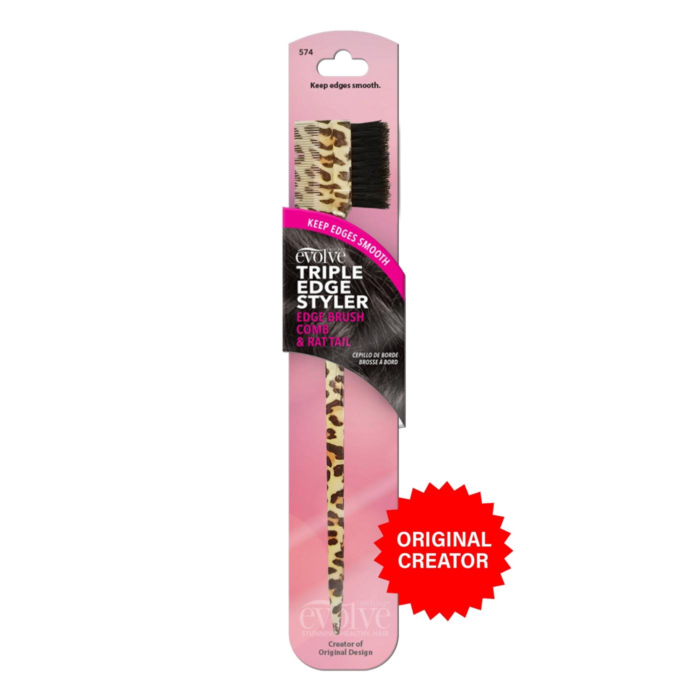 Evolve Triple Edge Styler - Animal Print; image 1 of 4