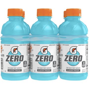 Gatorade Zero Glacier Freeze Thirst Quencher 6 pk Bottles