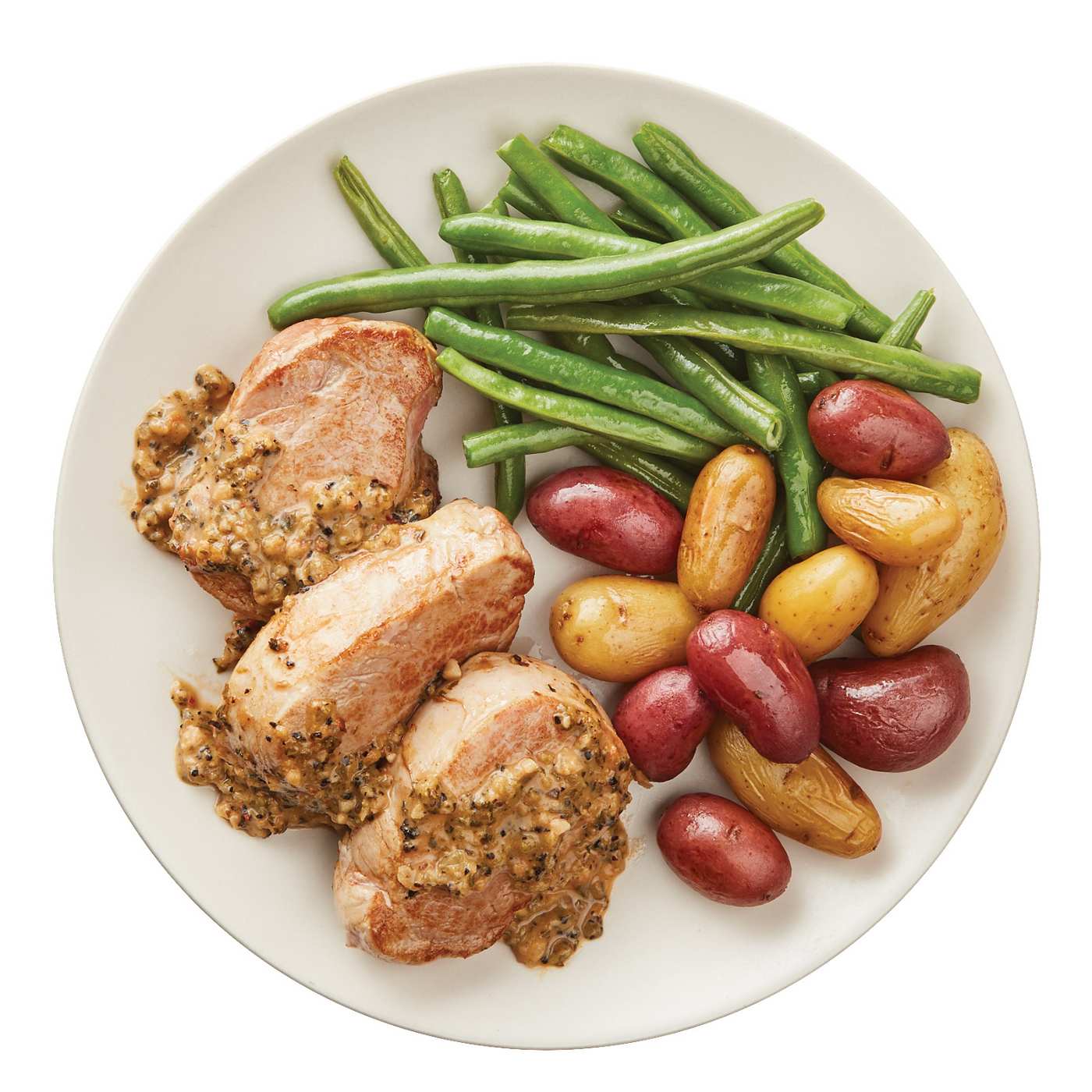 Meal Simple by H-E-B Chipotle Lime Pork Tenderloin, Potatoes & Green Beans; image 2 of 3