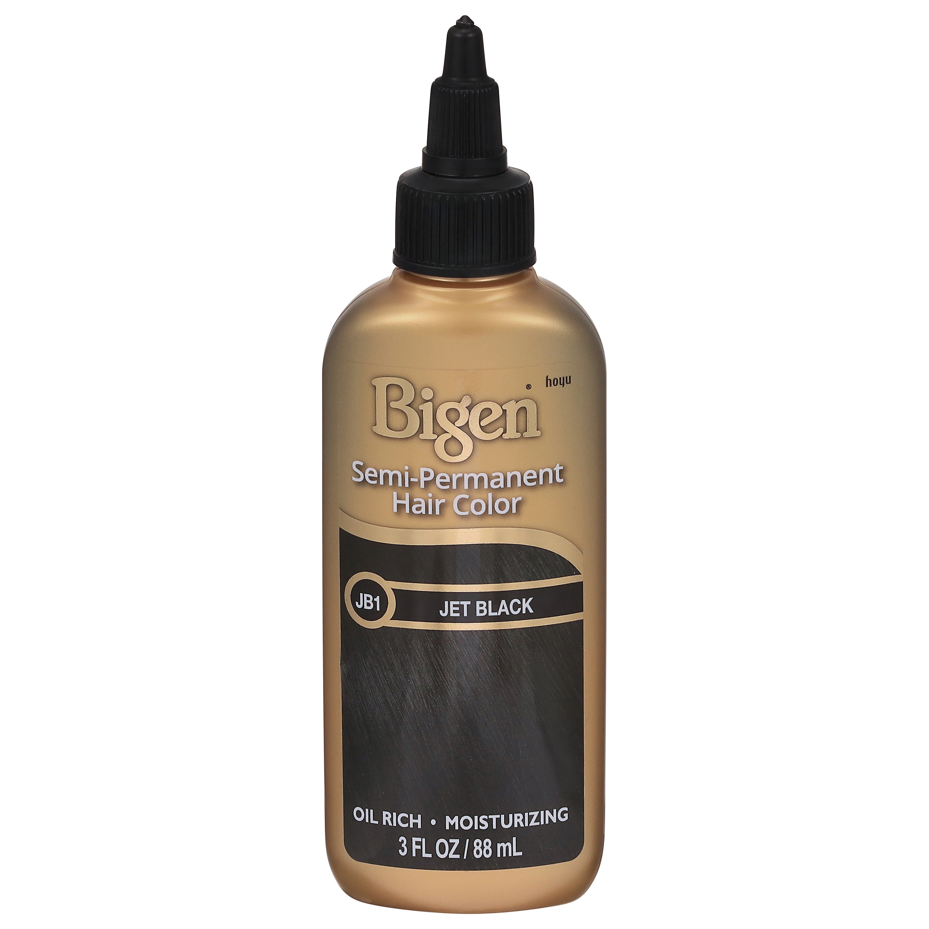 Bigen Semi-Permanent Hair Color Jet Black JB1 - Shop Hair Color at H-E-B